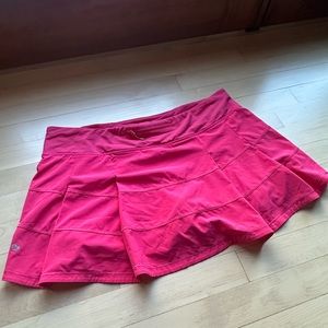 Pink lululemon skort